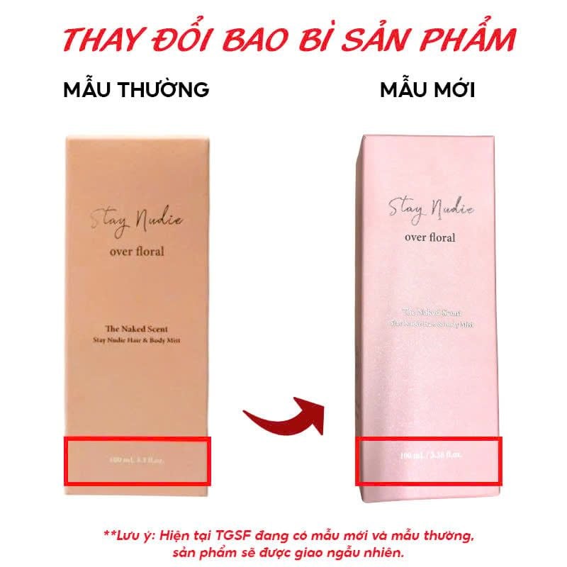 Xịt Thơm Toàn Thân Bodyholic Stay Nudie Hair & Body Mist 100ml