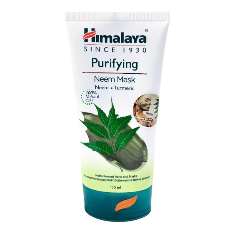 Mặt Nạ Đất Sét Himalaya Kiểm Soát Dầu Chiết Xuất lá Neem Neem Face Pack