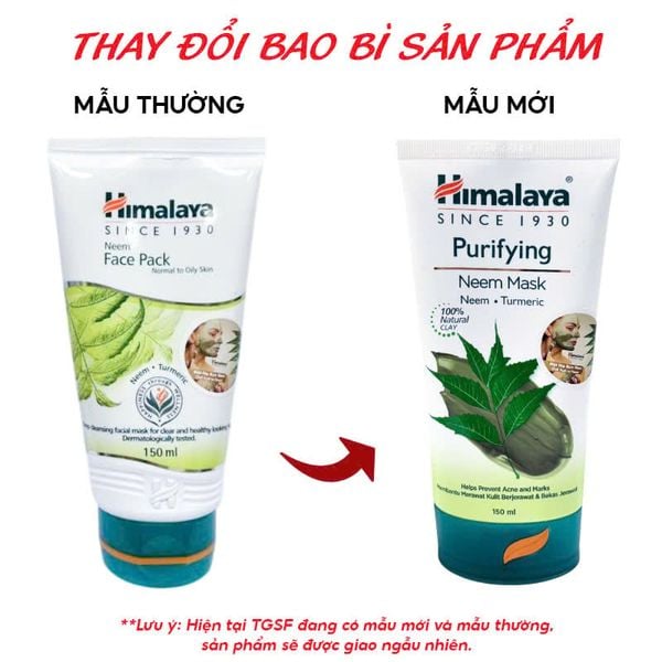  Mặt Nạ Đất Sét Himalaya Kiểm Soát Dầu Chiết Xuất lá Neem Neem Face Pack 