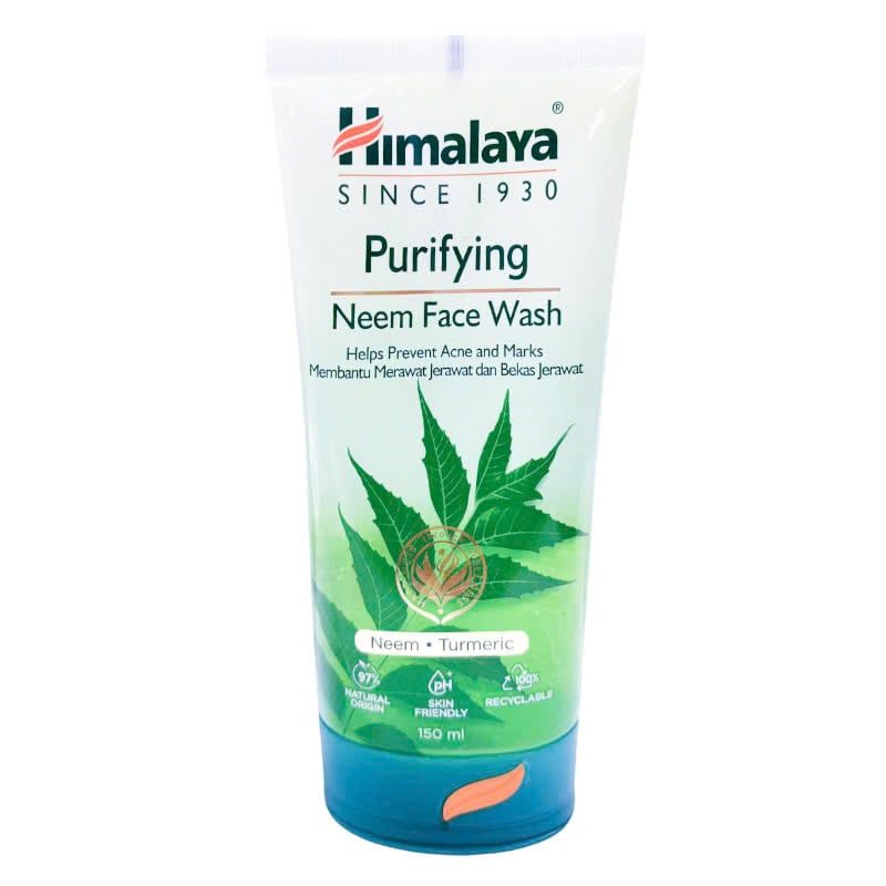 Sữa Rửa Mặt Himalaya Dạng Gel Hỗ Trợ Giảm Mụn Chiết Xuất Lá Neem Purifying Neem Face Wash