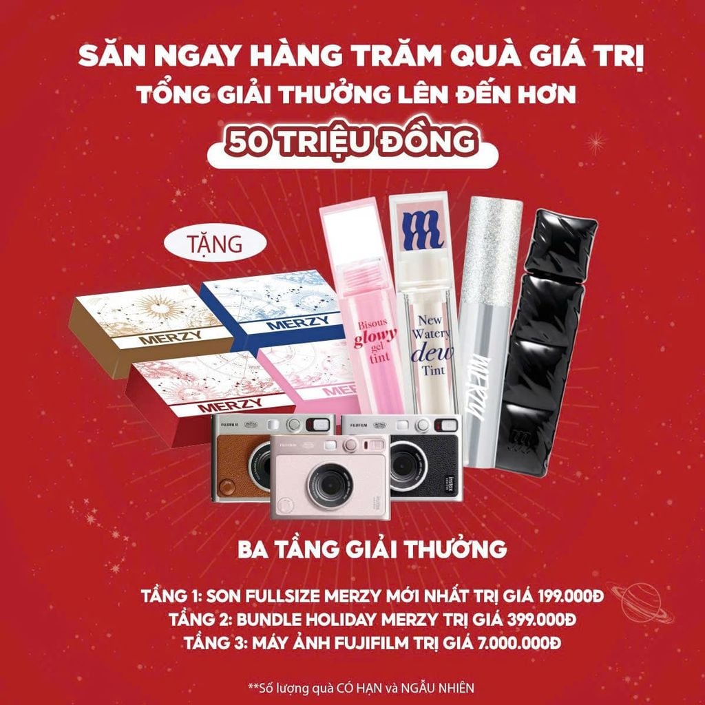 Túi Quà Thần Tài Và Hộp Quà Điều Ước Merzy Holiday’25 Bundle