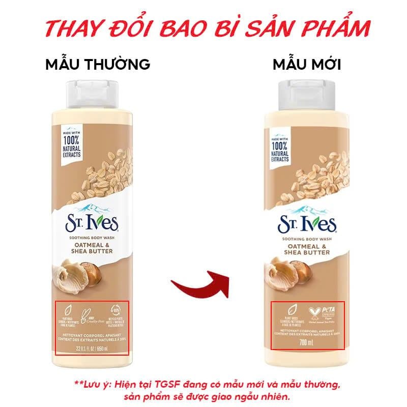 Sữa Tắm St.Ives Dưỡng Da Body Wash