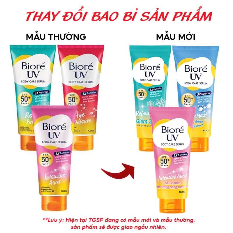 Serum Dưỡng Thể Chống Nắng Bioré Kháng Bụi UV Anti-Pollution Body Care SPF50+/PA+++