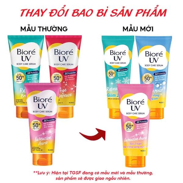  Serum Dưỡng Thể Chống Nắng Bioré Kháng Bụi UV Anti-Pollution Body Care SPF50+/PA+++ 