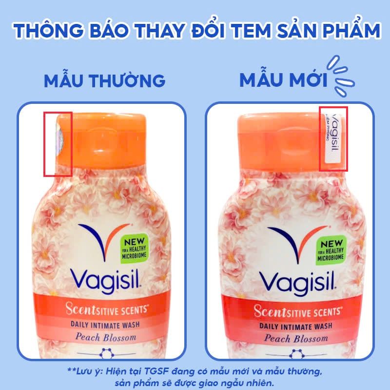 Dung Dịch Vệ Sinh Phụ Nữ Dạng Gel Vagisil Hương Nước Hoa Scentsitive Scents Daily Intimate Wash 240ml