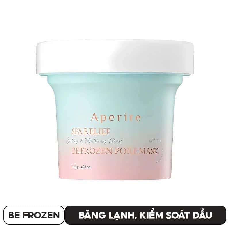 Mặt Nạ Đất Sét Aperire Cải Thiện Lỗ Chân Lông, Kiểm Soát Dầu, Làm Dịu Da Spa Relief Pore Mask 120g