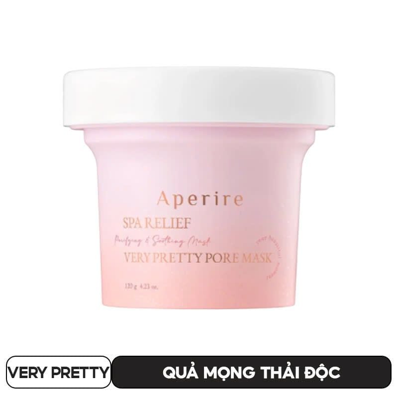 Mặt Nạ Đất Sét Aperire Cải Thiện Lỗ Chân Lông, Kiểm Soát Dầu, Làm Dịu Da Spa Relief Pore Mask 120g