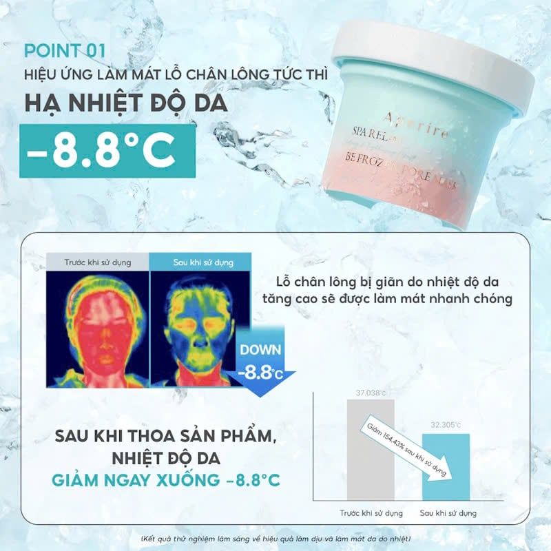 Mặt Nạ Đất Sét Aperire Cải Thiện Lỗ Chân Lông, Kiểm Soát Dầu, Làm Dịu Da Spa Relief Pore Mask 120g