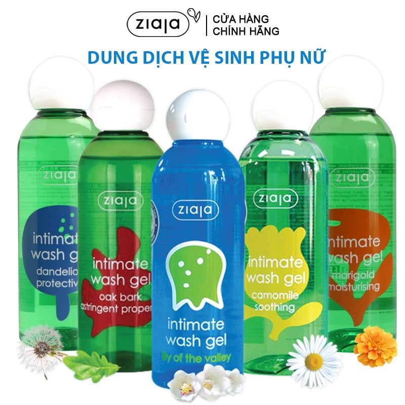 Dung Dịch Vệ Sinh Phụ Nữ Ziaja Giúp Dưỡng Ẩm, Khử Mùi Intimate Wash Gel 200ml (Che tên sản phẩm khi giao hàng)