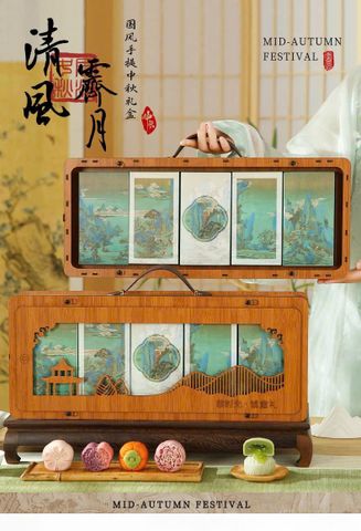  Hộp Quà Bánh Trung Thu Cao Cấp - Thanh Phong Ngũ Phong 