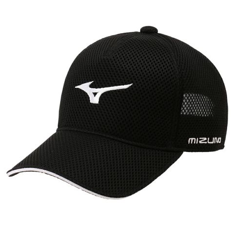 Nón kết golf nam DOUBLE RUSSELL MESH CAP BLACK E2MWA00609 | Mizuno