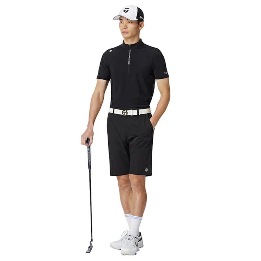 Quần short golf nam TM Basic Shorts 2MSSH-UN653 Black M13283 | TaylorM