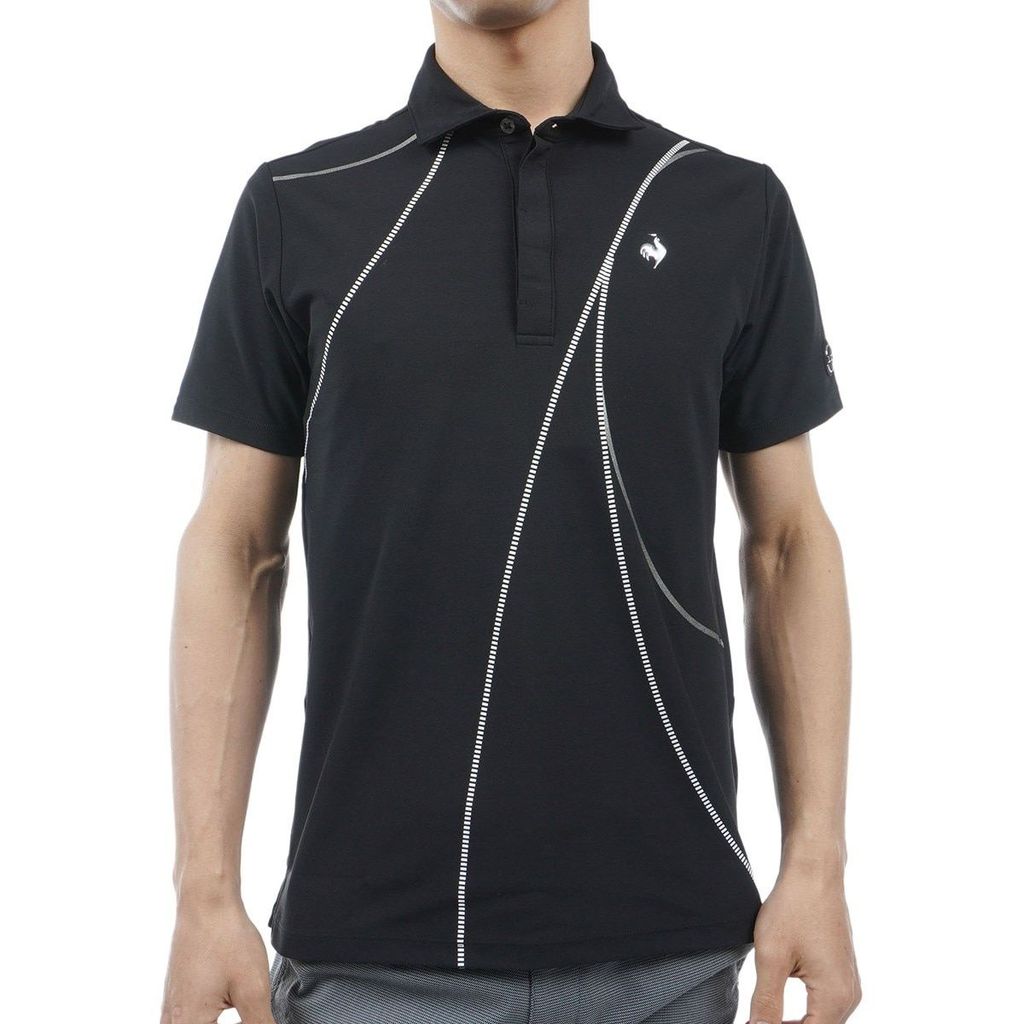 Áo golf tay ngắn nam QGMXJA31V-BK00 | Le Coq Sportif