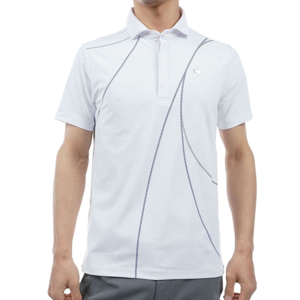 Áo golf tay ngắn nam QGMXJA31V-WH00 | Le Coq Sportif