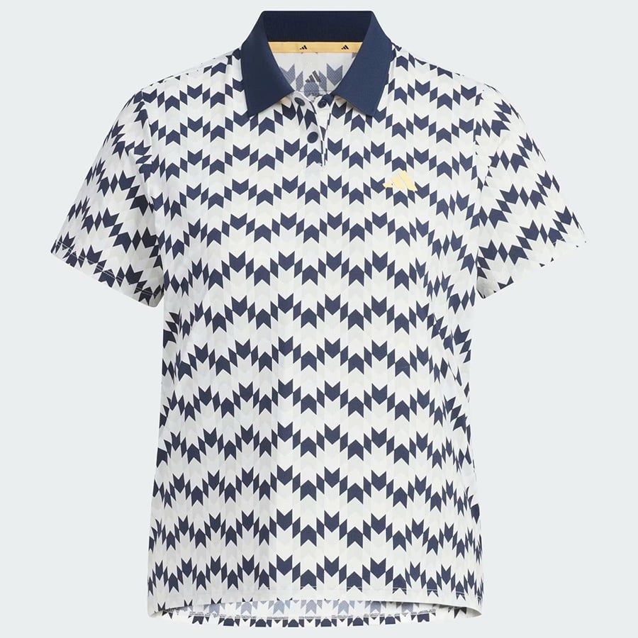 Áo golf nữ tay ngắn CLIMACOOL ALL OVER PRINT SHORT SLEEVE SHIRT White
