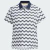 Áo golf nữ tay ngắn CLIMACOOL ALL OVER PRINT SHORT SLEEVE SHIRT White / Orbit Grey / Collegiate Navy KB4752 | Adidas