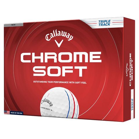 Hộp 12 bóng golf CHROME SOFT 2026 TRIPLE TRACK  | Callaway