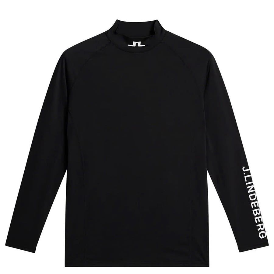 Áo golf nam tay dài Aello Soft Compression BLACK GMJT06334-9999 | J.Li