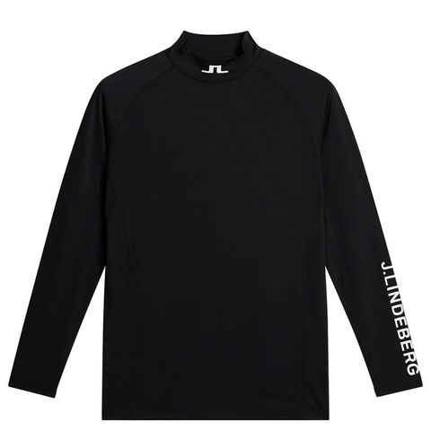 Áo golf nam tay dài Aello Soft Compression BLACK GMJT06334-9999 | J.Lindeberg