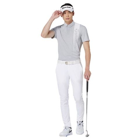 Áo golf tay ngắn nam TOUR POLO 2MFPO-UN315 Grey U26636 | TaylorMade