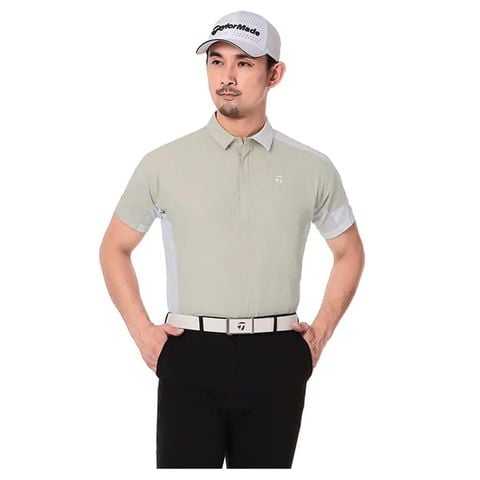 Áo golf tay ngắn nam 2MSPO-TL394 Beige M1952270 | TaylorMade