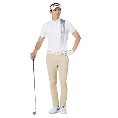 Áo golf tay ngắn nam TOUR POLO 2MFPO-UN315 White U26634 | TaylorMade