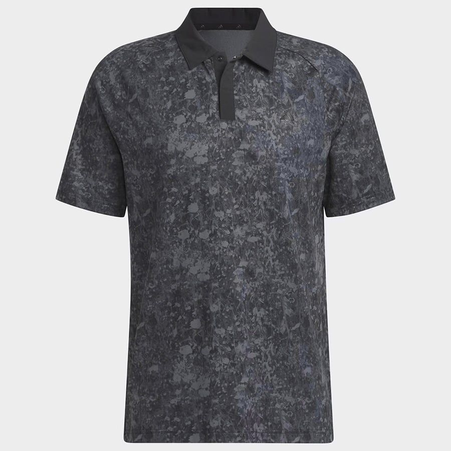 Áo golf nam tay ngắn MESH PRT POLO BLACK/GREFIV A/XS HR7968 | Adidas