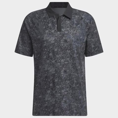 Áo golf nam tay ngắn MESH PRT POLO BLACK/GREFIV HR7968 | Adidas