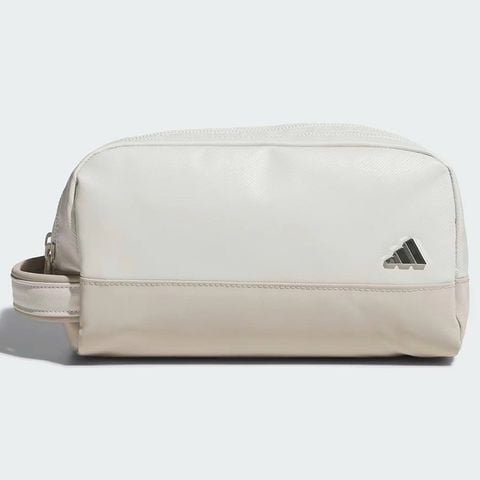 Túi golf cầm tay POUCH DA PU UNISEX KHÓA KÉO KÉP Orbit Grey JZ4379 | Adidas