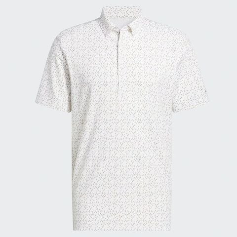 Áo golf nam tay ngắn Ultimate365 Micro Argyle Polo Shirt White / Putty Beige JL5271 | Adidas