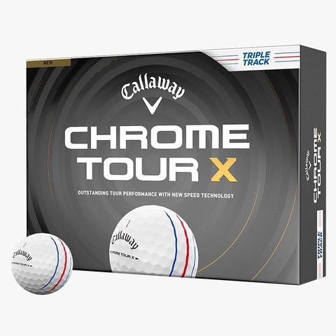 Hộp 12 bóng golf CHROME TOUR X 2026 TRIPLE TRACK | Callaway