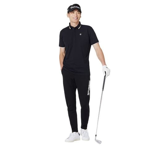 Áo golf tay ngắn nam TM Basic S/S 2MFPO-UN343 Black U26724  | TaylorMade