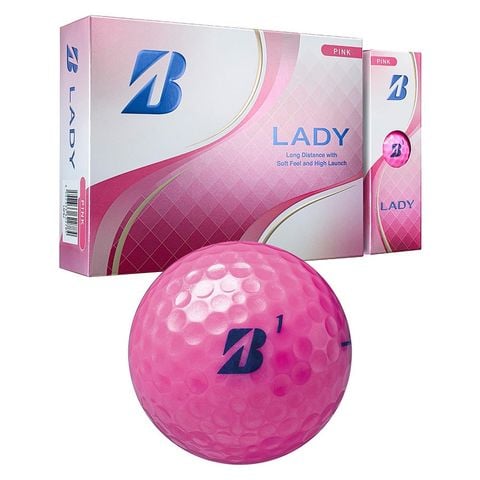 Hộp 12 bóng golf B LADY PINK 2025 | BridgeStone