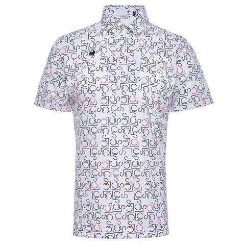 Áo golf tay ngắn nam LG6SHS05MV-WH00 | Le Coq Sportif