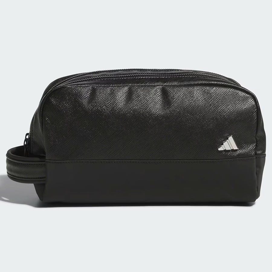 Túi golf cầm tay POUCH DA PU UNISEX KHÓA KÉO KÉP Black JZ4378 | Adidas