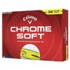 Hộp 12 bóng golf CHROME SOFT 360 YELLOW STRIPE 2026 | Callaway