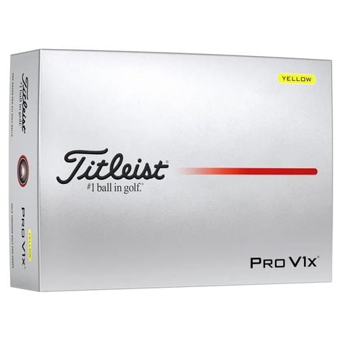 Hộp 12 Bóng golf Pro V1X 2025 Yellow | Titleist