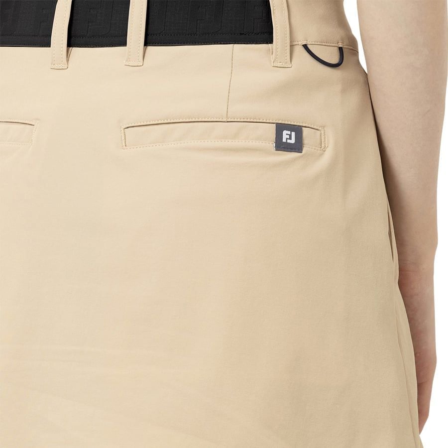 Váy golf SOLID WOVEN SKORT 34875 Beige | FootJoy