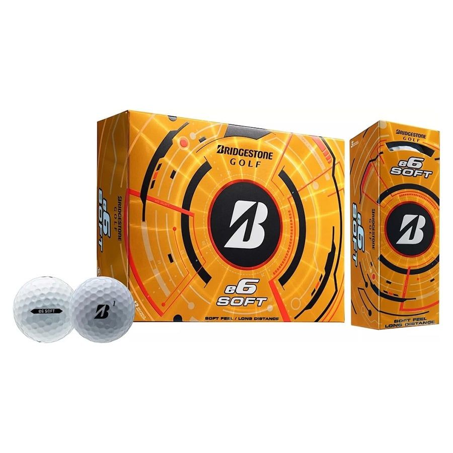 Hộp 12 bóng golf E6 SOFT WHITE 2025 | BridgeStone