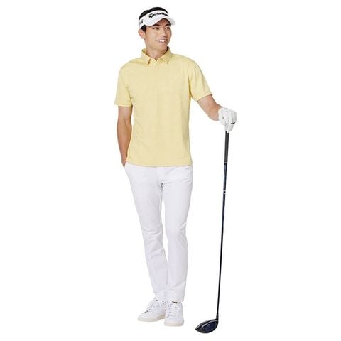Áo golf tay ngắn nam TM Jacquard S/S 2MFPO-UN342 Cream U2672270 | TaylorMade