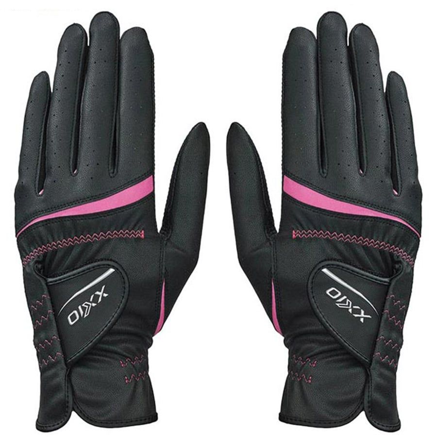 Cặp găng tay golf nữ All Weather LPR GGG-X022WW (Black/Pink) | XXIO