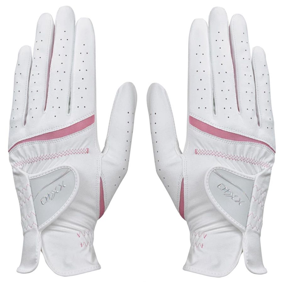 Cặp găng tay golf nữ All Weather LPR GGG-X022WW (White/Pink) | XXIO