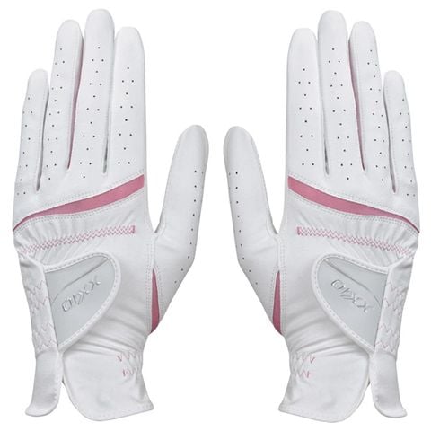 Cặp găng tay golf nữ All Weather LPR (White/Pink) GGG-X022WW | XXIO