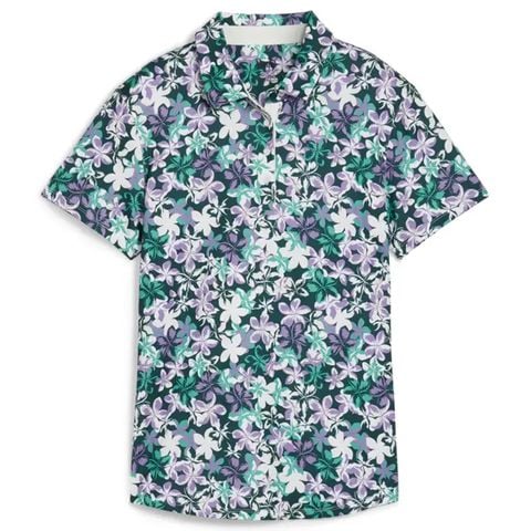 Áo golf nữ tay ngắn W MATTR Lillie SS Polo - Dark Myrtle-Lavender Alert 62701901 | PUMA
