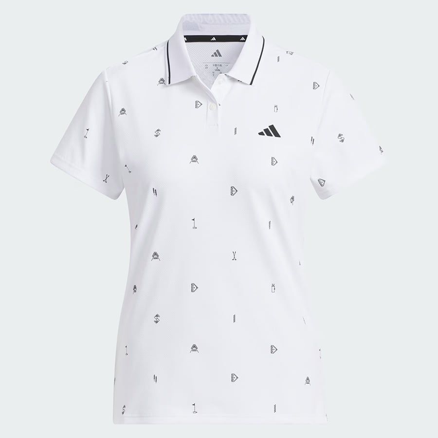 Áo golf nữ tay ngắn MONOGRAM SS Polo WHITE KA4304 | Adidas