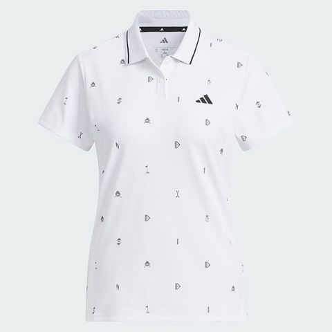 Áo golf nữ tay ngắn MONOGRAM SS Polo WHITE KA4304 | Adidas