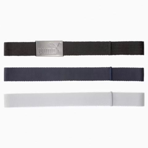 Thắt lưng nam 6 Pack Web Belt - Puma Black-Bright White 05387101 | PUMA