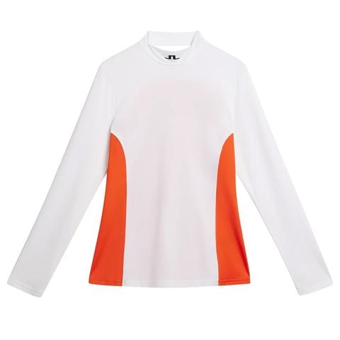 Áo golf nữ tay dài Thabisa Top White GWJT09015-0000 | J.Lindeberg