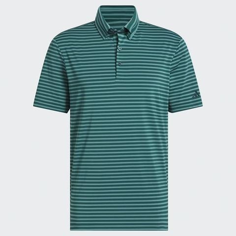 Áo golf nam tay ngắn Ultimate365 Stripe Polo Shirt Aurora Ivy / Preloved Teal JY1921 | Adidas