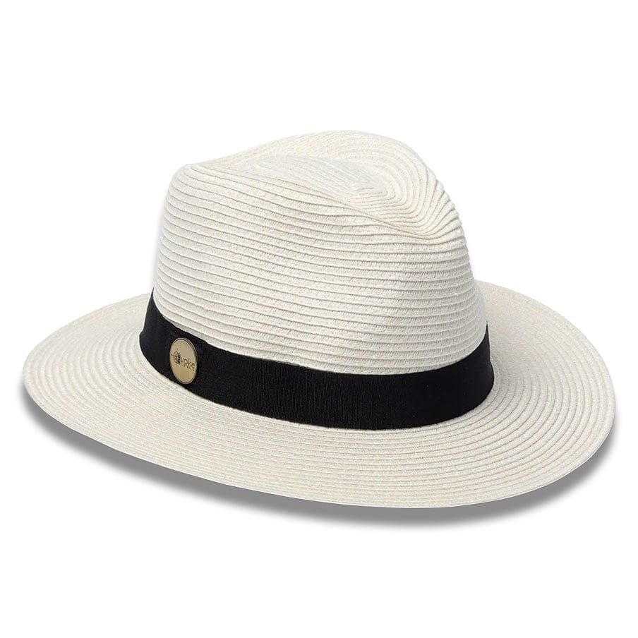Mũ golf rộng vành PHOENIX PANAMATE Hat Ball Marker IVORY | Evoke